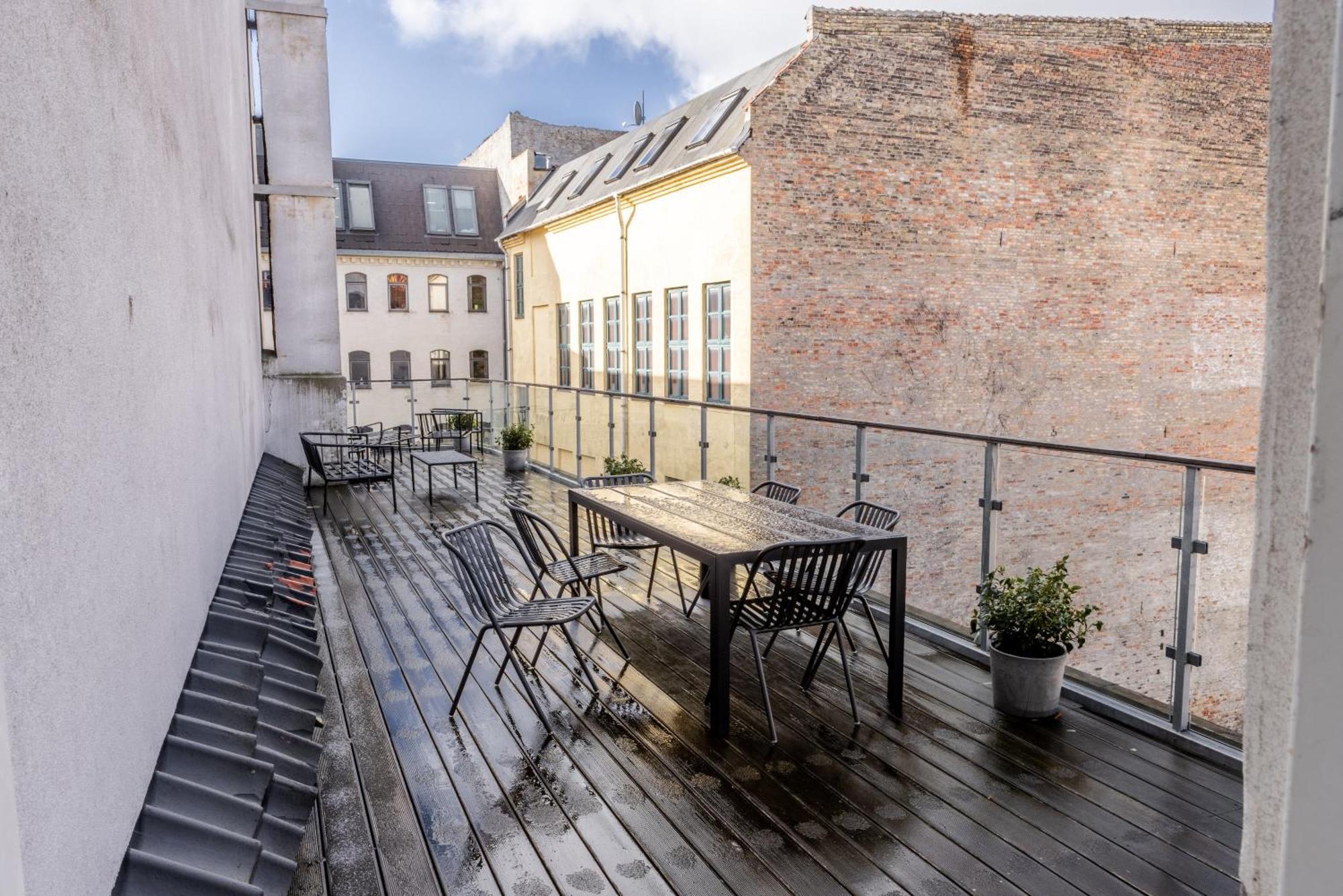 Penthouse W/rooftop Terrace In Latin Quarter Copenaghen
